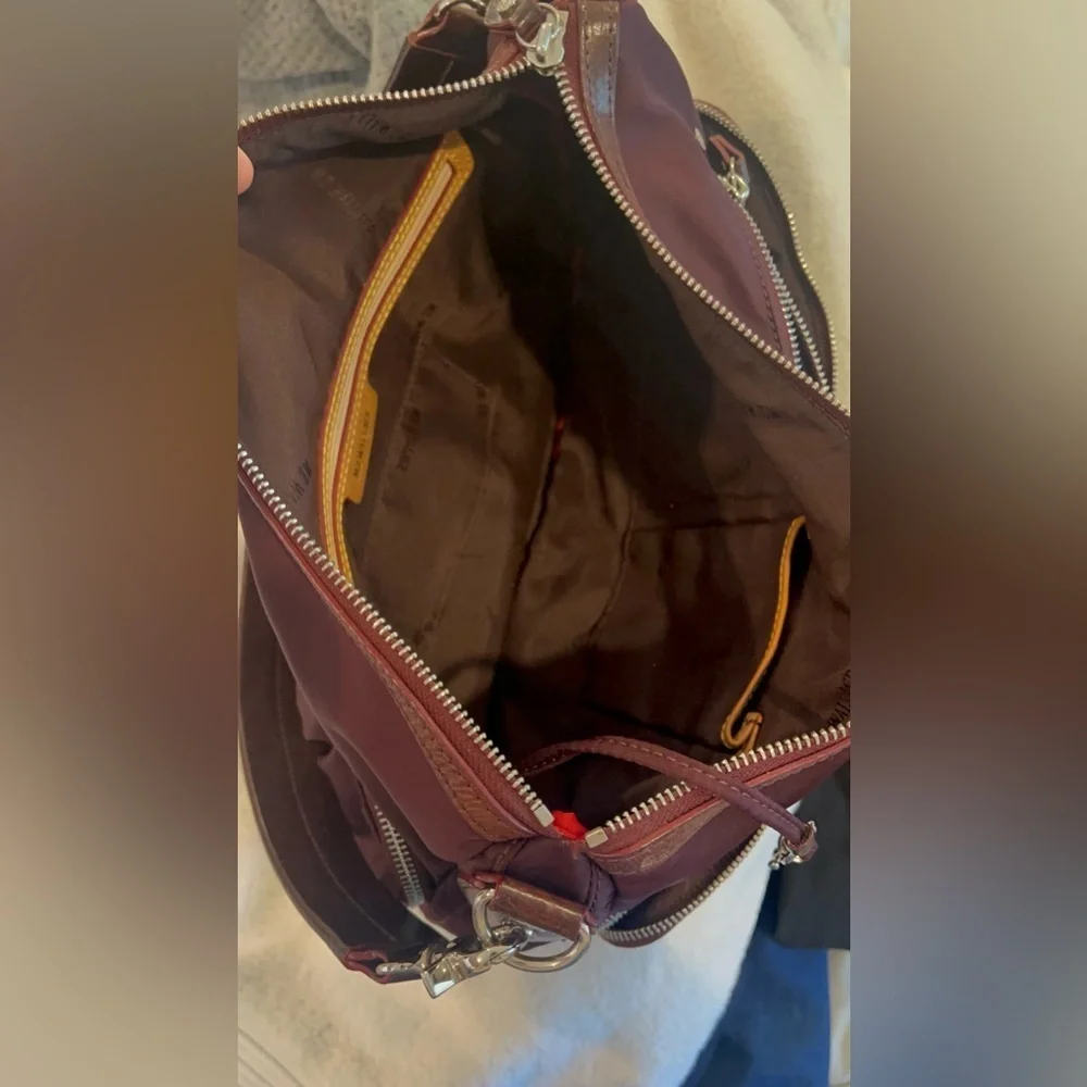 MZ Wallace Paige shoulder bag burgundy/wine color